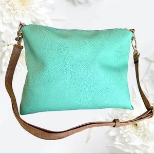 LIZ SOTO CROSSBODY GREEN BAG